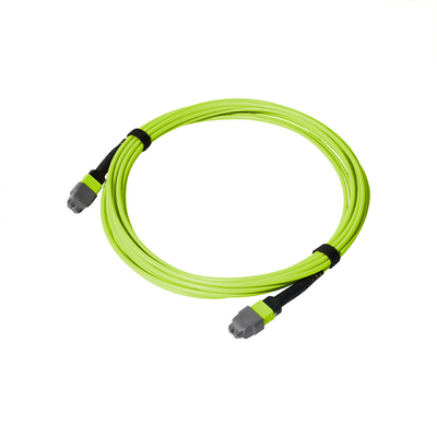 Módulo Multi 24-Fibra de cal verde MPO MTP Cable de fibra óptica 20m longitud rango de temperatura óptimo