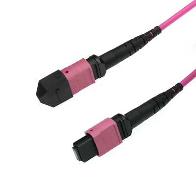 Cable de fibra óptica de cerámica de zirconio MPO MTP con chaqueta de PVC/LSZH