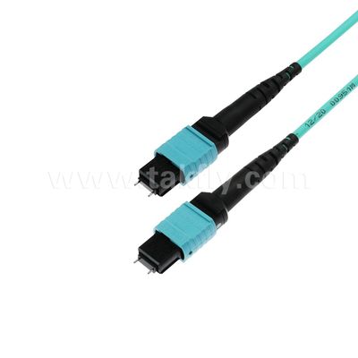 MPO/MTP Patchcord 16-Core SM/MM Trunk Cable Jumper Fibra óptica para el centro de datos AI FTTX
