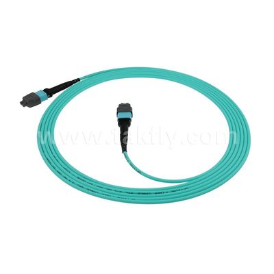 MPO/MTP Patchcord 16-Core SM/MM Trunk Cable Jumper Fibra óptica para el centro de datos AI FTTX