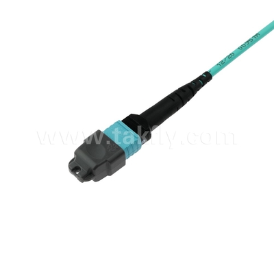 16 núcleo SM MM MPO MTP Cables de salto de fibra óptica para el centro de datos FTTX personalizable