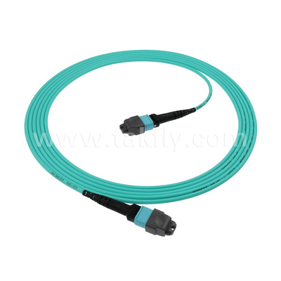 16 núcleo SM MM MPO MTP Cables de salto de fibra óptica para el centro de datos FTTX personalizable