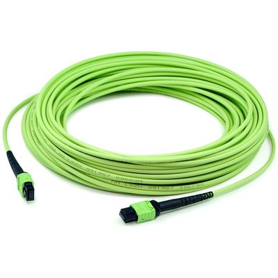 MPO/MTP Patchcord 16-Core SM/MM Trunk Cable Jumper Fibra óptica para el centro de datos AI FTTX