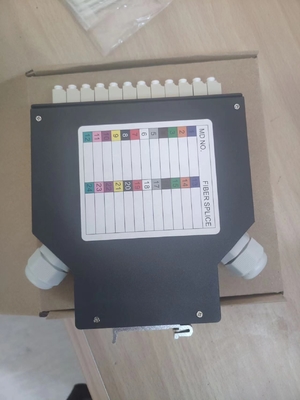 Caja terminal de fibra óptica de aluminio DIN montada en rieles LC/Sc Sx/Dx con fácil instalación