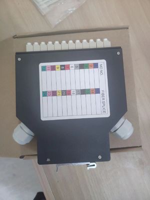 Caja de terminales DIN de aluminio montado en rieles LC/Sc Sx/Dx de fibra óptica para telecomunicaciones FTTX