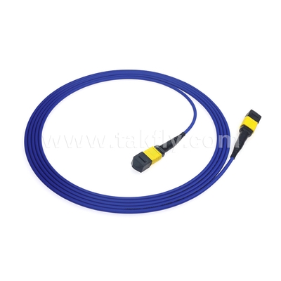 Centro de datos FTTX Cables de fibra óptica MPO Cordón de parche MTP Cable de tronco SM MM Jumper blindado