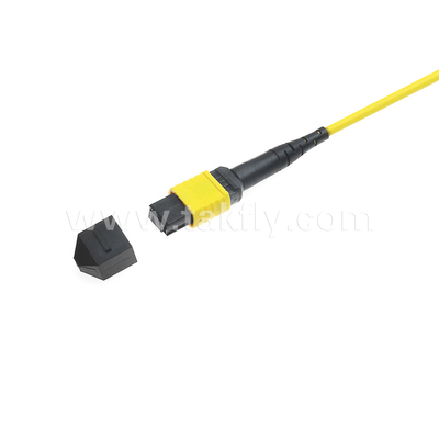 Centro de datos FTTX Cables de fibra óptica MPO Cordón de parche MTP Cable de tronco SM MM Jumper blindado