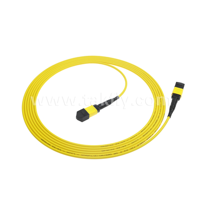 Centro de datos FTTX Cables de fibra óptica MPO Cordón de parche MTP Cable de tronco SM MM Jumper blindado