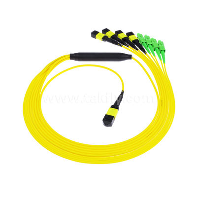 MPO/MTP Patchcord Cable Fanout Splitter SC/LC/FC/ST/MPO Fibra óptica para el centro de datos AI FTTx Telecom