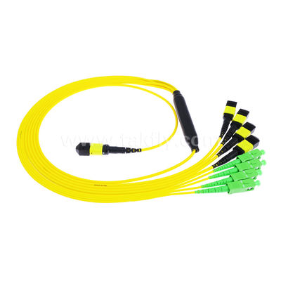 MPO/MTP Patchcord Cable Fanout Splitter SC/LC/FC/ST/MPO Fibra óptica para el centro de datos AI FTTx Telecom