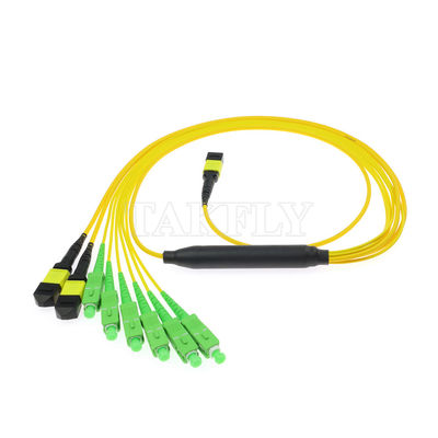 MPO/MTP Patchcord Cable Fanout Splitter SC/LC/FC/ST/MPO Fibra óptica para el centro de datos AI FTTx Telecom