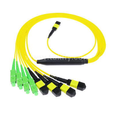 MPO/MTP Patchcord Cable Fanout Splitter SC/LC/FC/ST/MPO Fibra óptica para el centro de datos AI FTTx Telecom