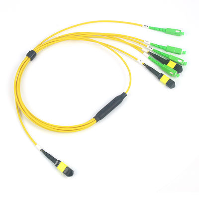 MPO/MTP Patchcord Cable Fanout Splitter SC/LC/FC/ST/MPO Fibra óptica para el centro de datos AI FTTx Telecom