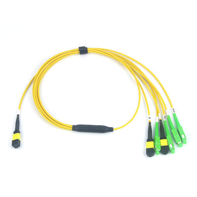 MPO/MTP Patchcord Cable Fanout Splitter SC/LC/FC/ST/MPO Fibra óptica para el centro de datos AI FTTx Telecom