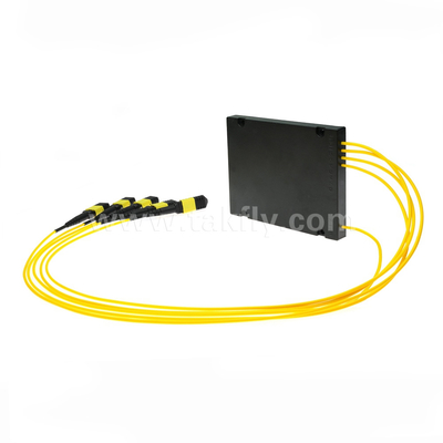 Cables de fibra óptica MPO/MTP SM/MM PLC Splitter 1x4 para el centro de datos FTTX