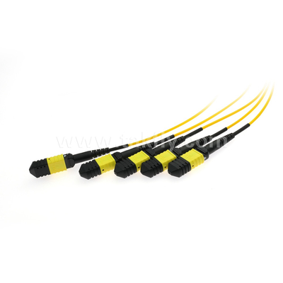 Cables de fibra óptica MPO/MTP SM/MM PLC Splitter 1x4 para el centro de datos FTTX