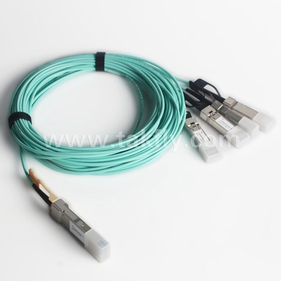 100Gb/s QSFP28 a 4x SFP28 Cable óptico activo de ruptura Cable AOC de transferencia rápida de datos