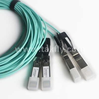 100Gb/s QSFP28 a 4x SFP28 Cable óptico activo de ruptura Cable AOC de transferencia rápida de datos