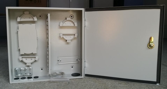 Cabinet de pared de fibra interior de 96 núcleos diseñado para máquina OTDR