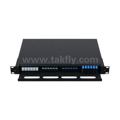 MPO/MTP Patch Panel Management Cassette Tipo deslizante de fibra óptica para el cableado de centros de datos FTTX
