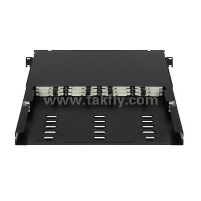 Fibra óptica MPO Cassette Panel de parches MTP 144 núcleos Super alta densidad para el centro de datos FTTX