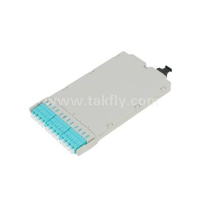 Fibra óptica MPO Cassette Panel de parches MTP 144 núcleos Super alta densidad para el centro de datos FTTX