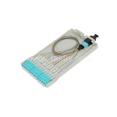 Fibra óptica MPO Cassette Panel de parches MTP 144 núcleos Super alta densidad para el centro de datos FTTX