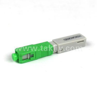 SC/APC Conector rápido de campo instalado Incorporado-APC para el modo de fibra plástica OM1 de 62,5/125 μm