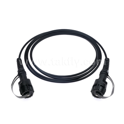 SM/MM MPO cordón de parche MTP cable de tronco ODVA-MPO/MTP saltador impermeable para el centro de datos FTTX