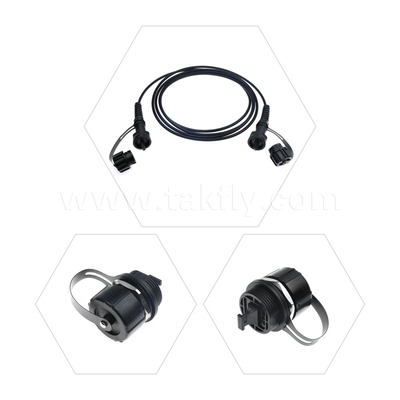 SM/MM MPO cordón de parche MTP cable de tronco ODVA-MPO/MTP saltador impermeable para el centro de datos FTTX