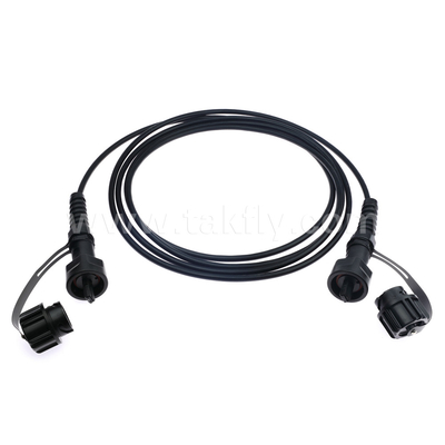 SM/MM MPO cordón de parche MTP cable de tronco ODVA-MPO/MTP saltador impermeable para el centro de datos FTTX