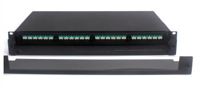 48/96 Núcleos 1U Panel de parches MTP/MPO para centro de datos diseñado de acuerdo con las normas IEC60304