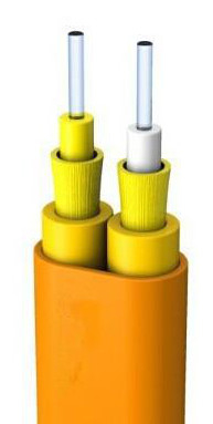 Cable óptico duplex plano de longitud de cable personalizable para cableado de nivel de ventilación forzada