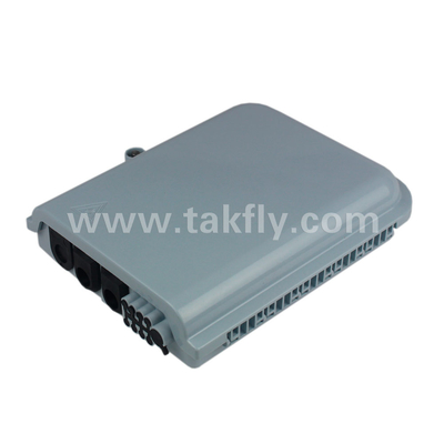 Caja de terminación de núcleo ABS 8 para cable de fibra óptica con mecanismo de bloqueo antirrobo