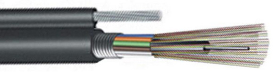 216C Cuenta de fibras GYTC8S Cable exterior con protector de cinta de bloqueo de agua