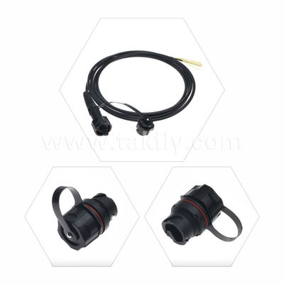 MPO/MTP Cordón de parche de cola de cerdo cable de tronco impermeable ODVA-MPO/MTP SM/MM para el centro de datos FTTX