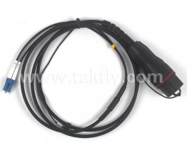 Cordón de parche de fibra impermeable Fullaxs-DLC para LTE LSZH Material de la funda exterior Diámetro del cable 5,0 mm