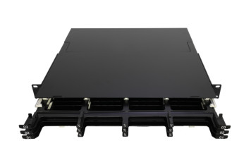 200 mm de profundidad de alta densidad MPO Panel de cinta de 144-Core Extracción con interfaz de conector LC