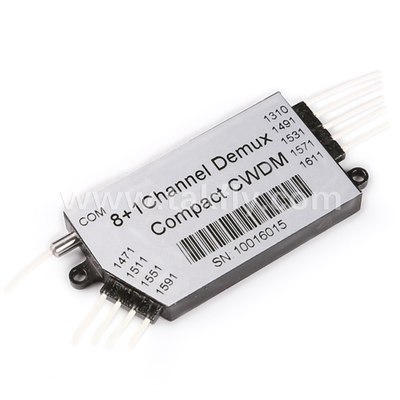 Multiplexador de división de longitud de onda gruesa compacto de menor de 8 CH