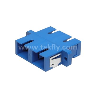 Acoplador de cable adaptador SC APC/UPC Fibra óptica simple/dúplex para centro de datos FTTH multinúcleo