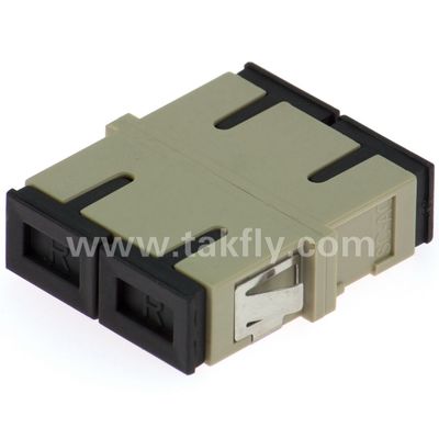 Acoplador de cable adaptador SC APC/UPC Fibra óptica simple/dúplex para centro de datos FTTH multinúcleo