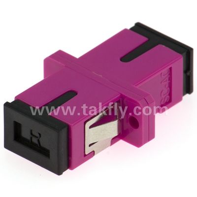 Acoplador de cable adaptador SC APC/UPC Fibra óptica simple/dúplex para centro de datos FTTH multinúcleo