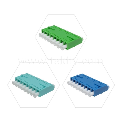 Adaptador de fibra óptica acoplador de cable LC APC/UPC SM/MM Simplex/Duplex/Quad/6 vías/8 vías para el centro de datos FTTH
