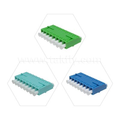 Acoplador de cable de adaptador LC APC/UPC SM/MM Simplex/Duplex/Quad/6 vías/8 vías Fibra óptica para el centro de datos FTTH