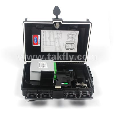 16 puertos FTTx Caja de terminación de cable de fibra FTKS-1805-16E Peso ligero Presión atmosférica 70Kpa-106Kpa