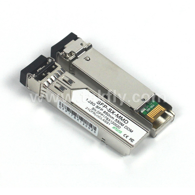 1.25G SFP 850NM 550M MMF DDM LC CISCO JUNIPER HUAWEI COMPATIBLE SFP módulo de transmisor óptico