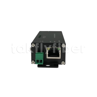 10 100 1000M Convertidor de medios industriales de tipo mini con puerto SFP para aplicaciones de alta temperatura