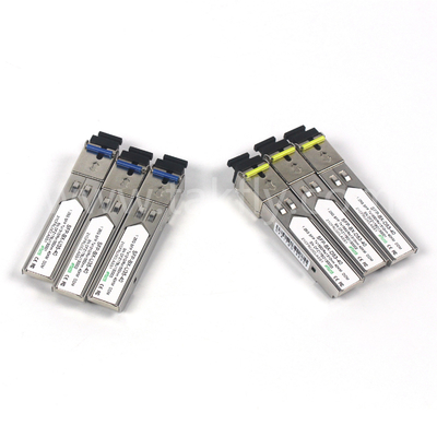 1.25G SFP BIDI módulo de transceptor óptico Tx1310/Rx1550nm 40KM SMF DDM LC CISCO JUNIPER HUAWEI Compatible