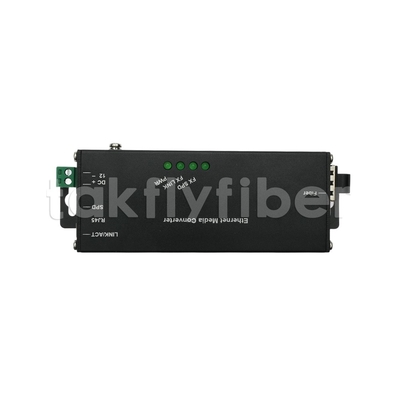 10 100 1000M Mini Tipo Convertidor de medios industriales Convertidor de medios de fibra Ethernet