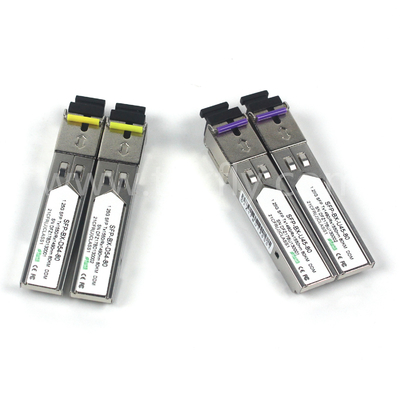 1.25G SFP BIDI Módulo de transmisor óptico Tx1490/Rx1550nm 80KM SMF DDM LC CISCO JUNIPER HUAWEI Compatible